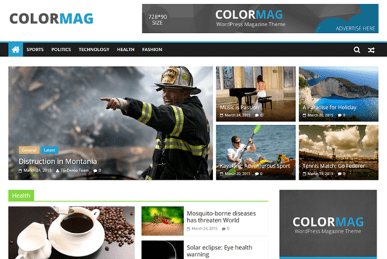Theme WordPress tin tức ColorMag Pro miễn phí cực đẹp