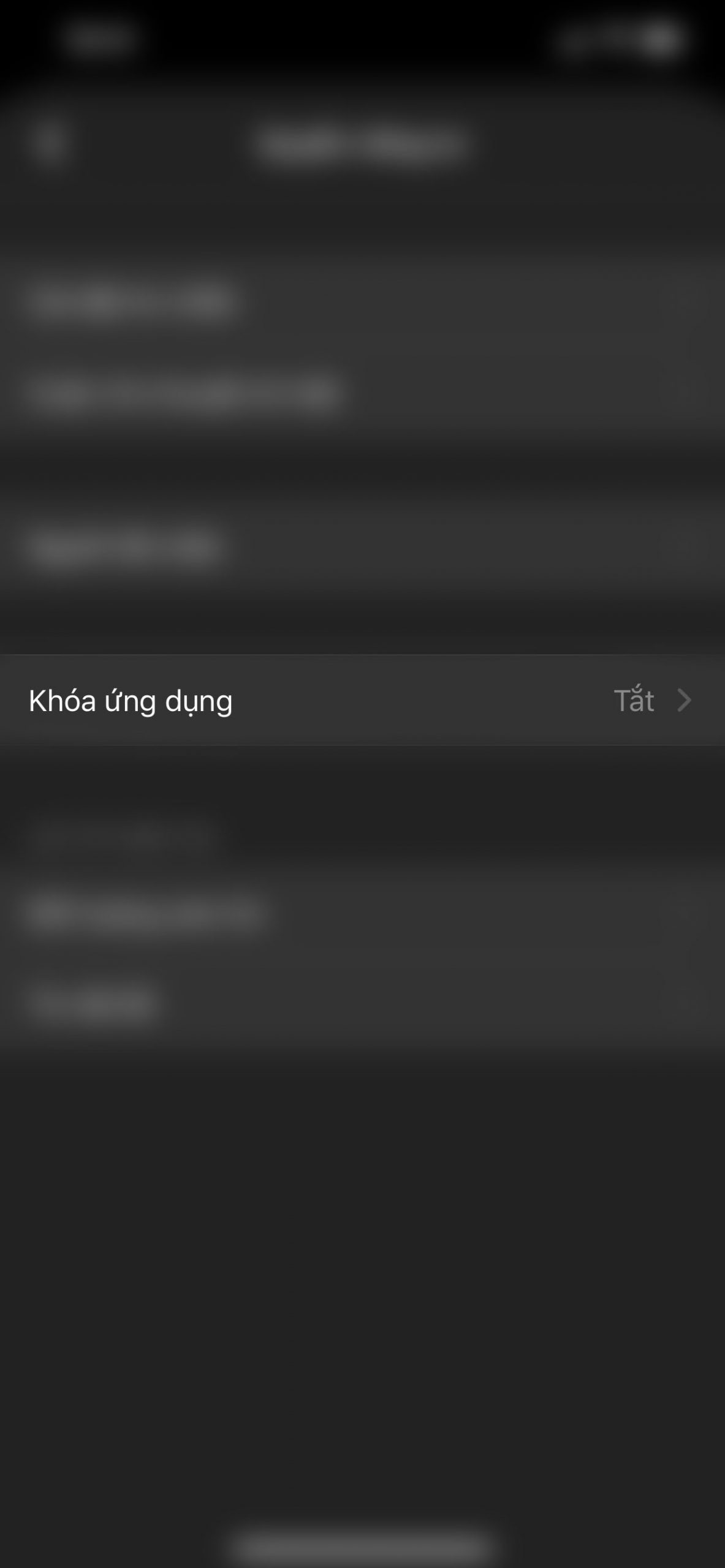 cách tắt face id cho messenger
