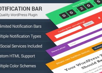 Download WP Notification Bar Pro free