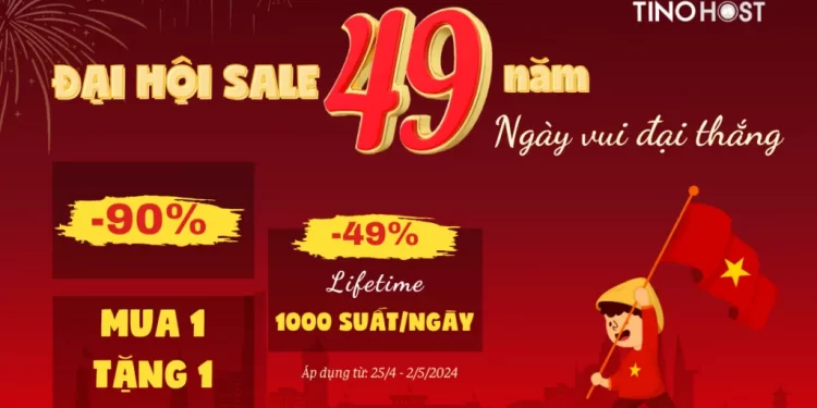 Đại hội sale mừng 49 năm ngày vui đại thắng