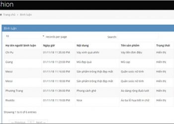 Source Code Web Bán Hàng Thời Trang ASP.NET MVC giá rẻ