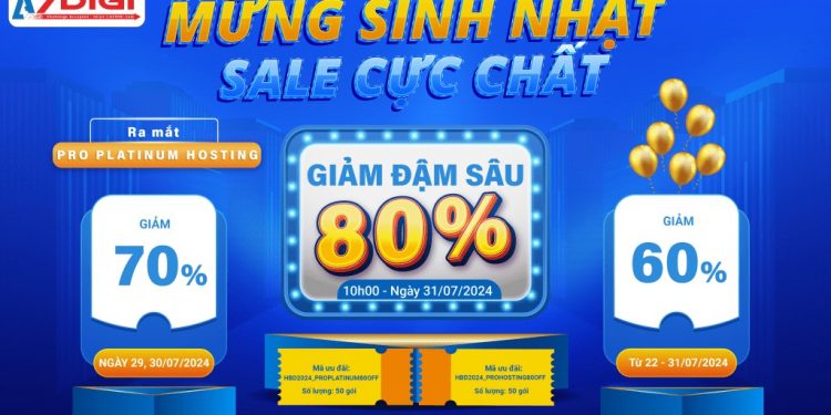 MỪNG SINH NHẬT, SALE CỰC CHẤT