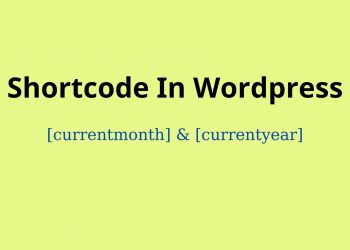 cách tạo shortcode hiển thị ngày tháng tự động cho wordpress