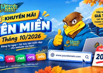 mã giảm giá tên miền hawk host tháng 10/2026